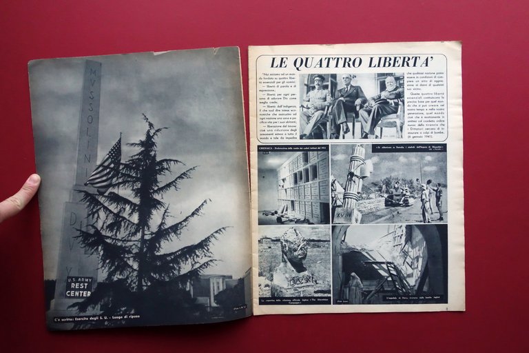 L'Italia Liberata Fascicolo N.8 Supplemento Asso di Spade 5/10/1952 WW2 …