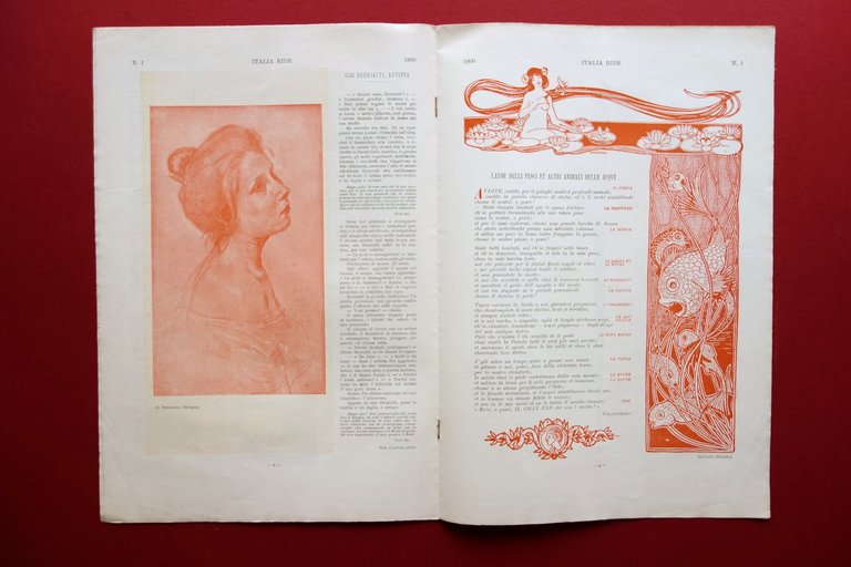 L'Italia Ride Anno 1 Numero 1 6 Gennaio 1900 Nasica …