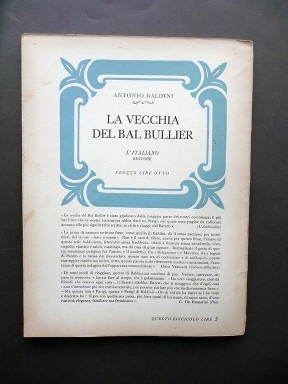 L'Italiano Leo Longanesi Anno X N. 32-33 Roma 1935 Bartolini … | Immagine Gallery 2