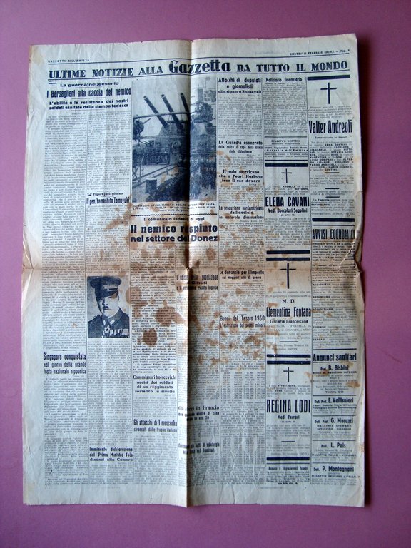 L'Occupazione di Singapore Giapponesi Gazzetta dell'Emilia n 91 12 febbraio …