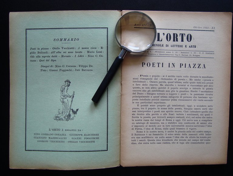 L'Orto Mensile di Lettere e Arte Ottobre 1933 Bologna Anno … | Immagine Gallery 2