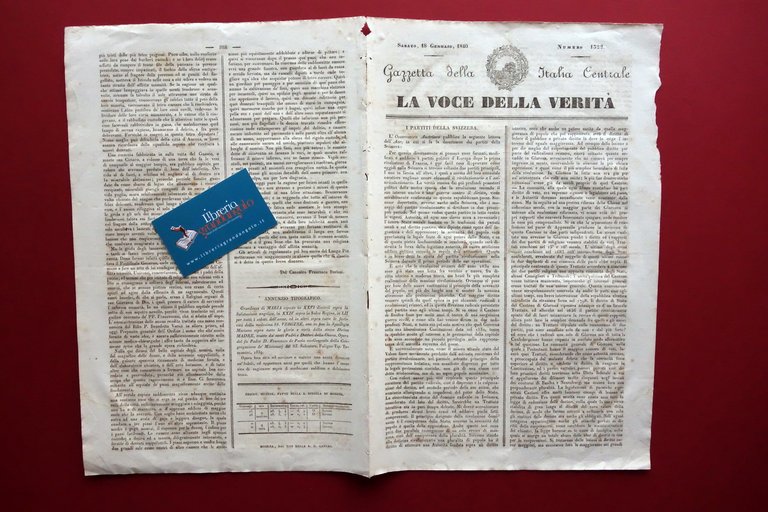 L'Ospitale dei Pazzi La Voce della Verit‡ Num. 1322 Modena …