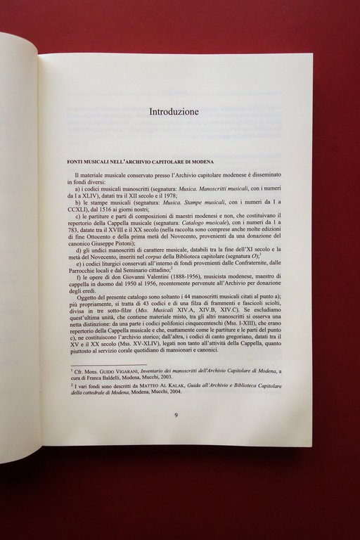 L. Pongiluppi Il Fondo Musicale dell'Archivio Capitolare di Modena Manoscritti | Immagine Gallery 2