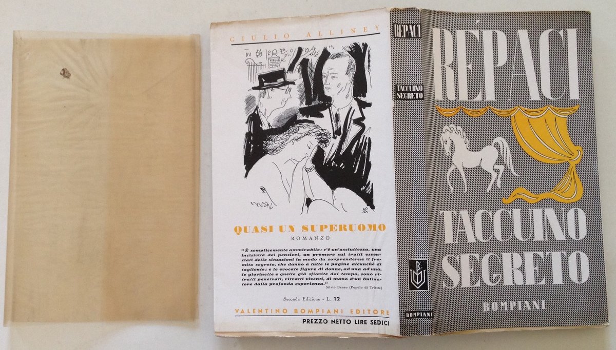 L. Repaci Taccuino Segreto Bompiani Editore Milano 1941