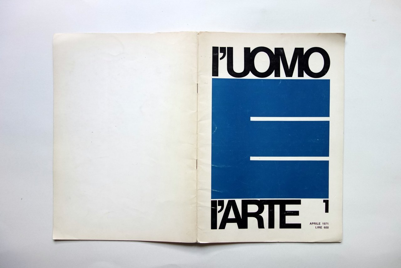 L'Uomo e l'Arte Numero 1 Aprile 1971 Architettura Caramel Munari