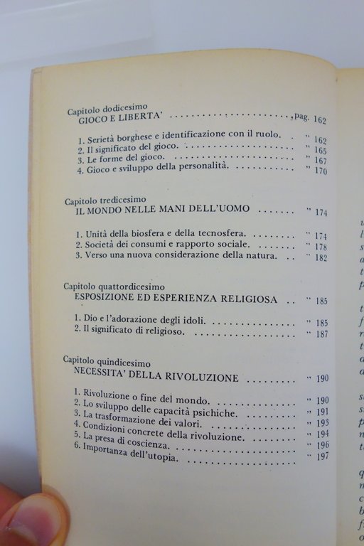 L'UOMO SENZA DIMORA CRESPI SAPERE EDIZIONI 1974
