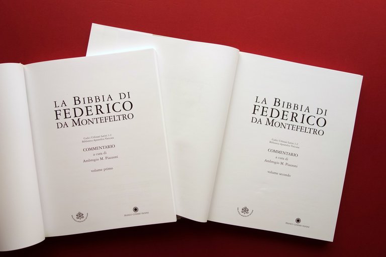 La Bibbia di Federico da Montefeltro Commentario al Codice Panini …