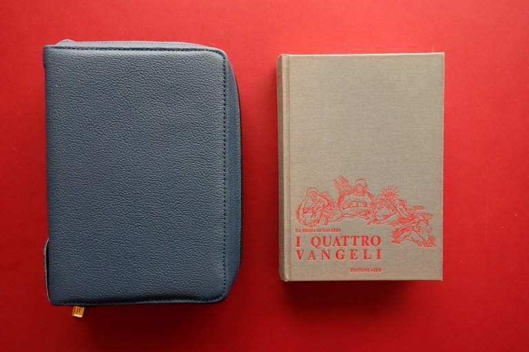 La Bibbia di Navarra i Quattro Vangeli Edizioni Ares Milano 1988 Custodia