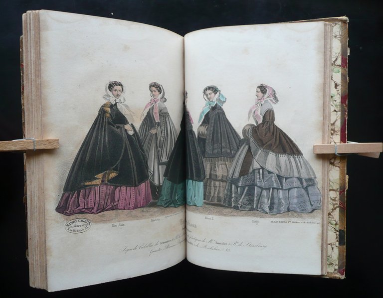 La Caprichosa Revista de Modas Salones y Teatros 1858 16 …