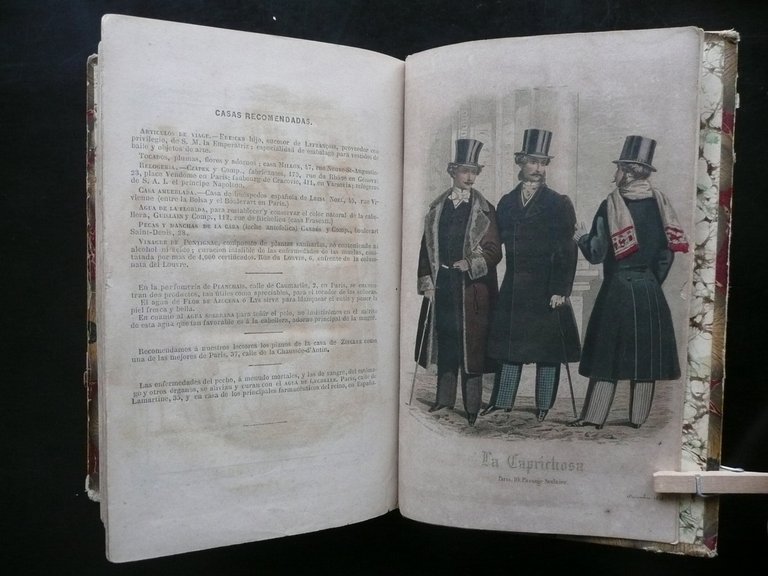 La Caprichosa Revista de Modas Salones y Teatros 1858 16 …