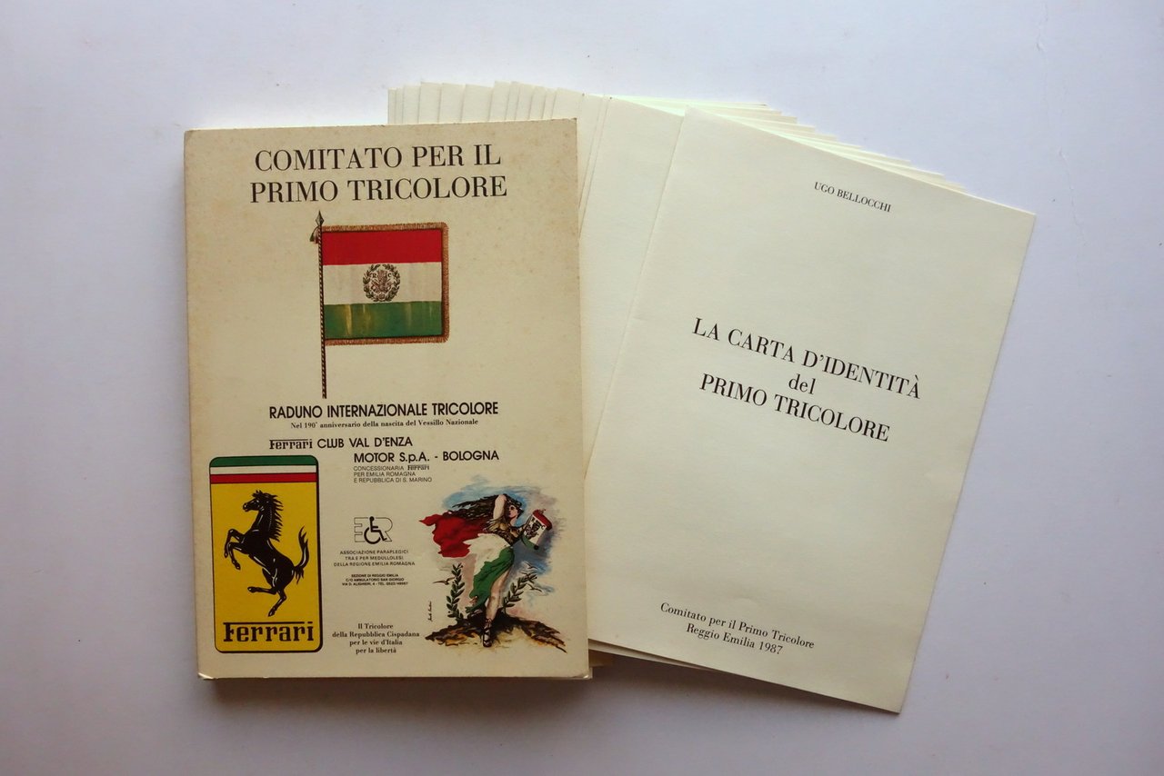 La Carta d'Identit‡ del Primo Tricolore Bellocchi Reggio Emilia 1987 …
