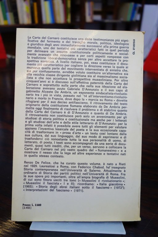 LA CARTA DEL CARNARO NEI TESTI DI DE AMBRIS E …