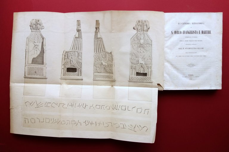 La Cattedra Alessandrina di S. Marco Evangelista e Martire Secchi 1853 2 Carte