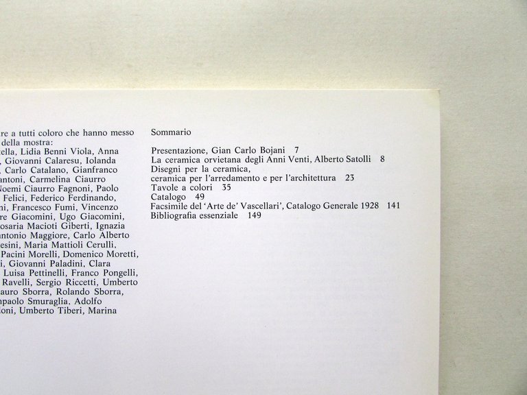 La Ceramica Orvietana degli Anni Venti Centro Di Firenze 1983