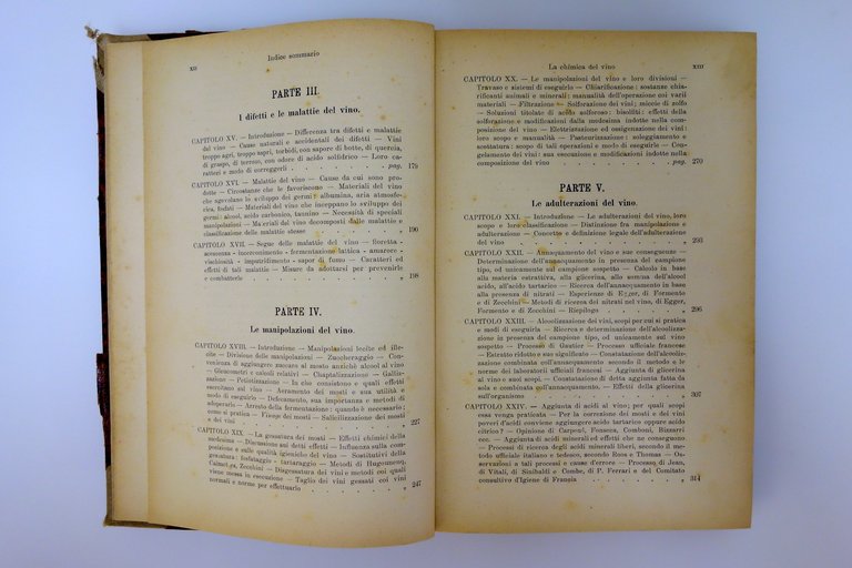 La Chimica del Vino Analisi Alterazioni G. Possetto Clausen Torino …