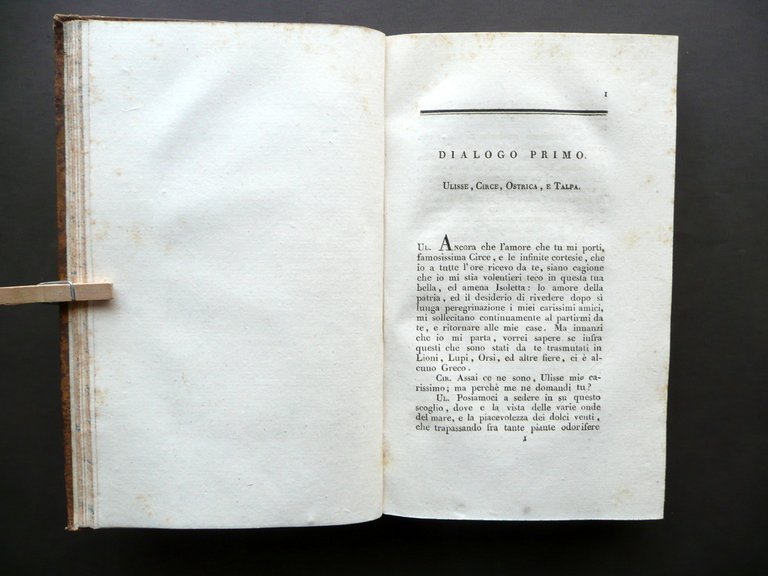 La Circe di Giovanni Battista Gelli Classici Italiani Milano 1804 …