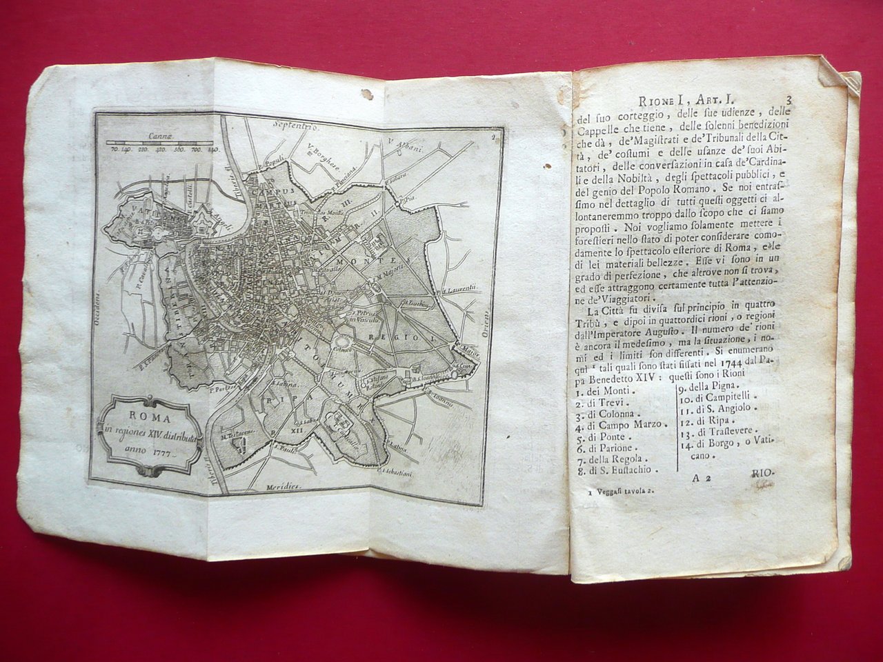 La Citt‡ di Roma Breve Descrizione Salomoni 1779 15 Piante …