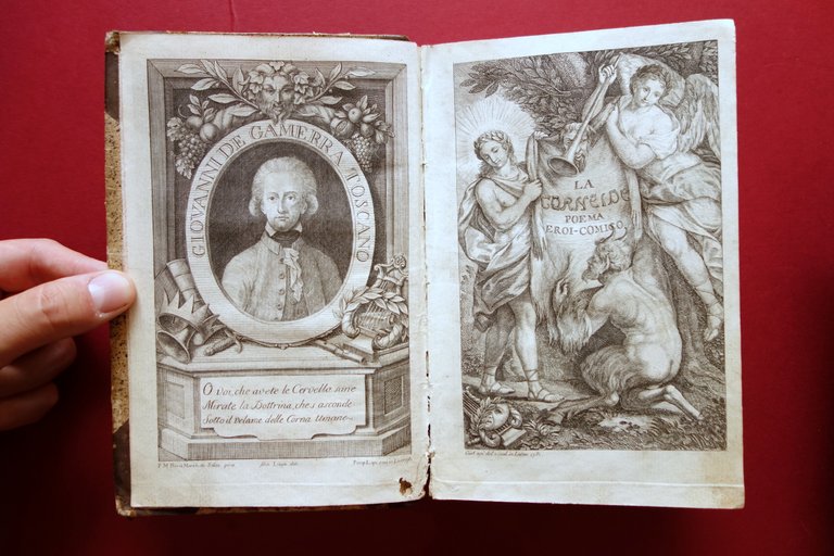 La Corneide Poema Eroicomico Giovanni de Gamerra Toscano 7 Tomi …