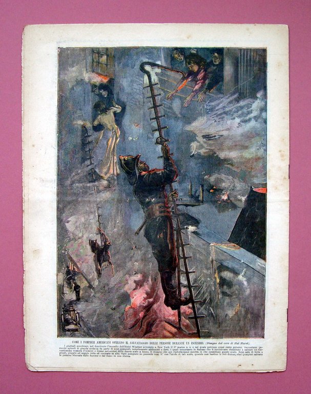 La Domenica del Corriere 1899 La nave Stromboli Cannoni Cina …