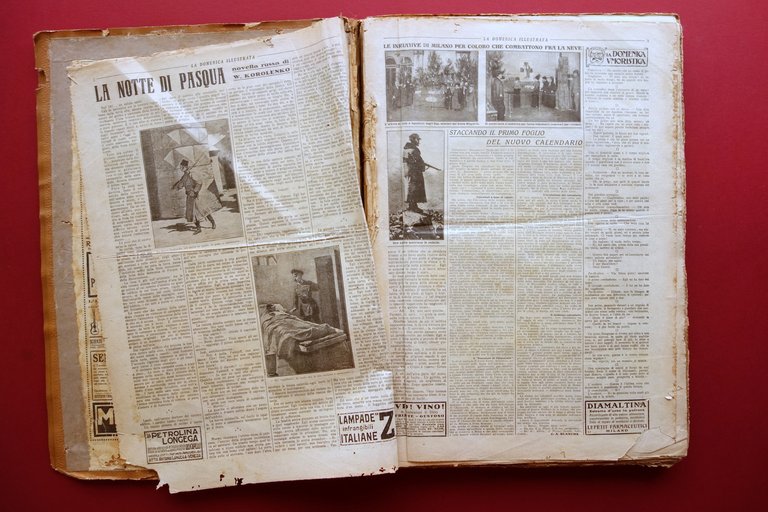 La Domenica Illustrata Anno III 1916 Sonzogno Milano 51 Numeri …