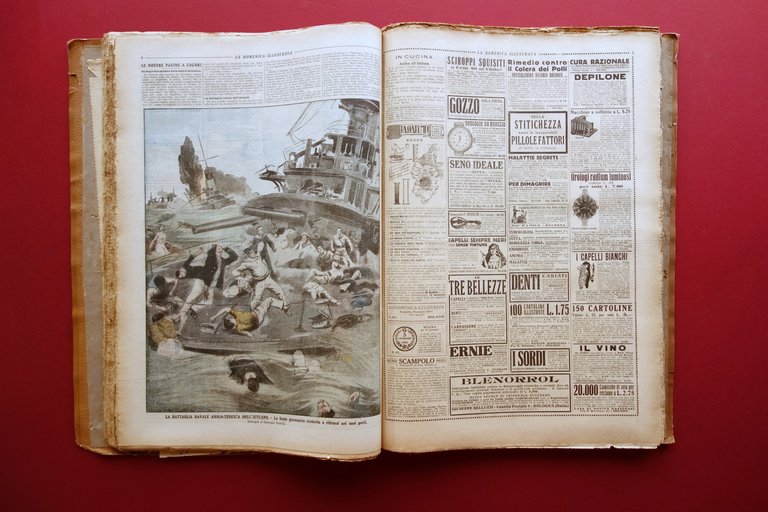 La Domenica Illustrata Anno III 1916 Sonzogno Milano 51 Numeri …