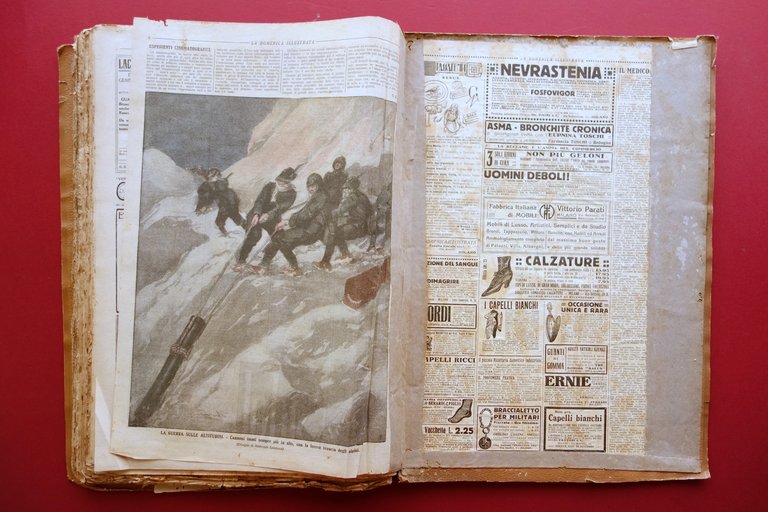 La Domenica Illustrata Anno III 1916 Sonzogno Milano 51 Numeri …