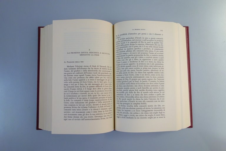 LA DOTTRINA DELL'ELEZIONE DIVINA DOGMATICA ECCLESIASTICA KARL BARTH UTET 1983