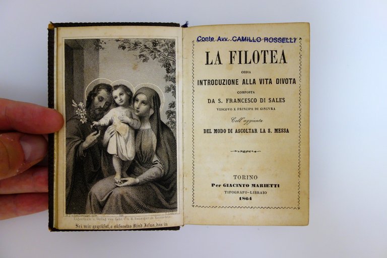 La Filotea Introduzione alla Vita Divota S. Francesco di Sales …