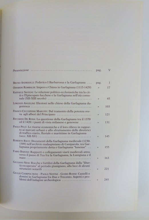 LA GARFAGNANA DALL'EPOCA COMUNALE ALL'AVVENTO DEGLI ESTENSI ATTI CONVEGNO 1997 | Immagine Gallery 3