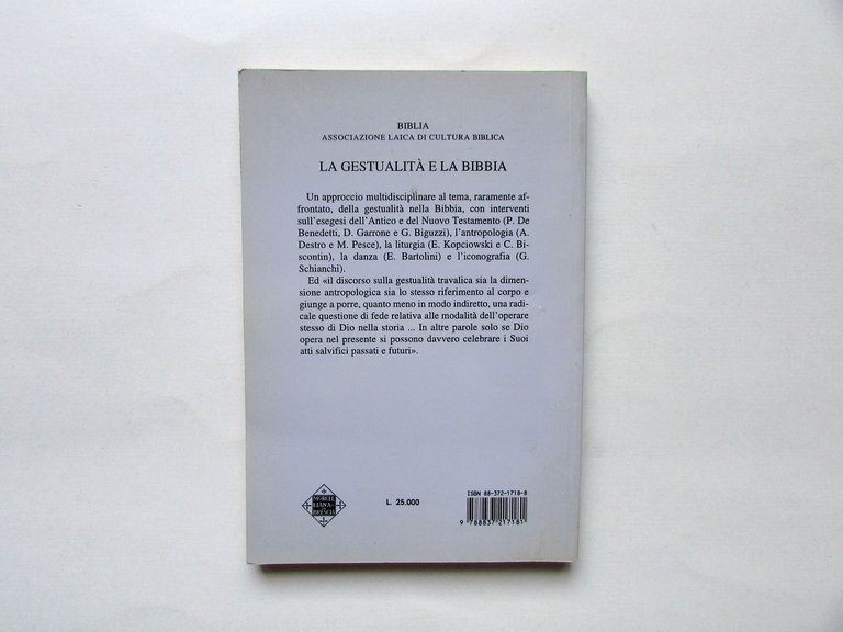 La Gestualit‡ e la Bibbia a cura di Piero Stefani … | Immagine Gallery 2