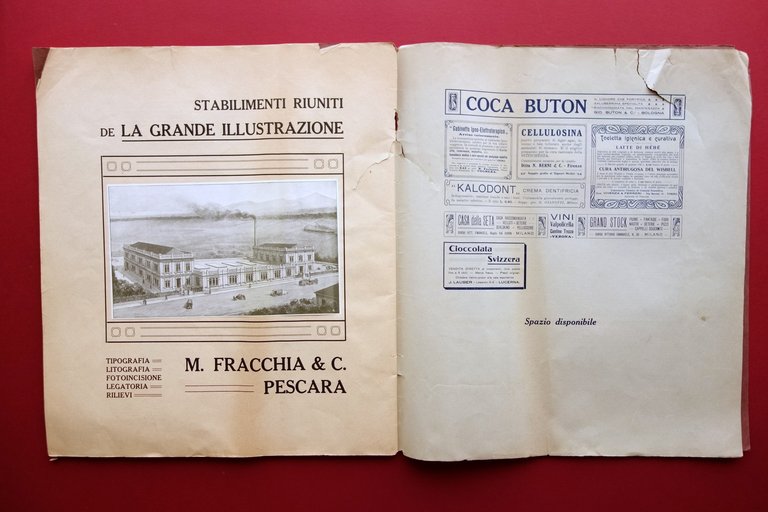 La Grande Illustrazione Anno II Num. 4 Fracchia Pescara 1914 …