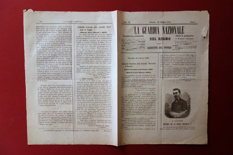 La Guardia Nazionale del Regno Gazzetta Anno 1 N. 62 …