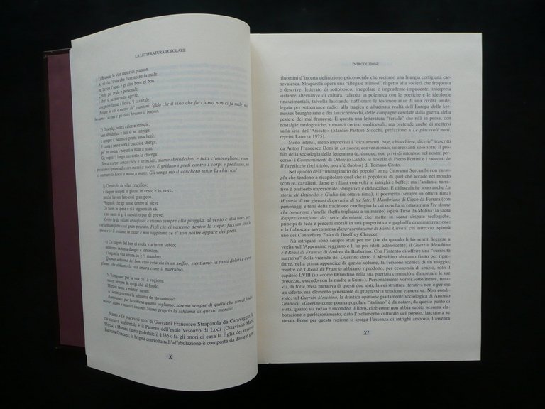 La Letteratura Popolare Cappellini Crovi Poligrafico dello Stato 2001 Autografo