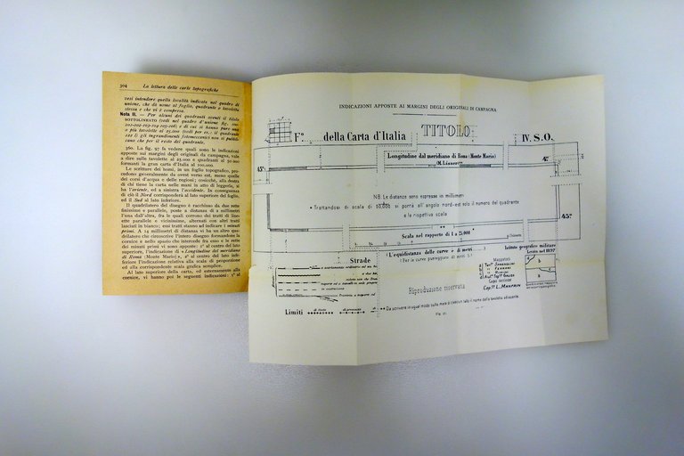 La Lettura delle Carte Topografiche A. Ferrari Hoepli Milano 1914 … | Immagine Gallery 5