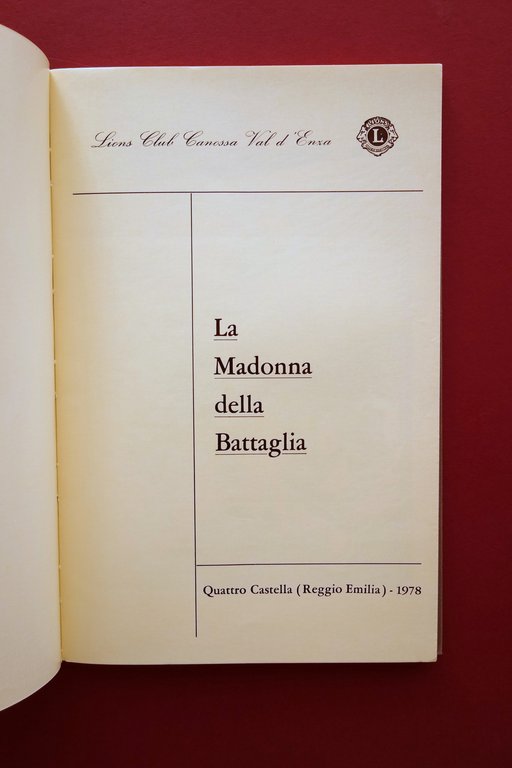 La Madonna della Battaglia Quattro Castella Reggio Emilia 1978 Canossa