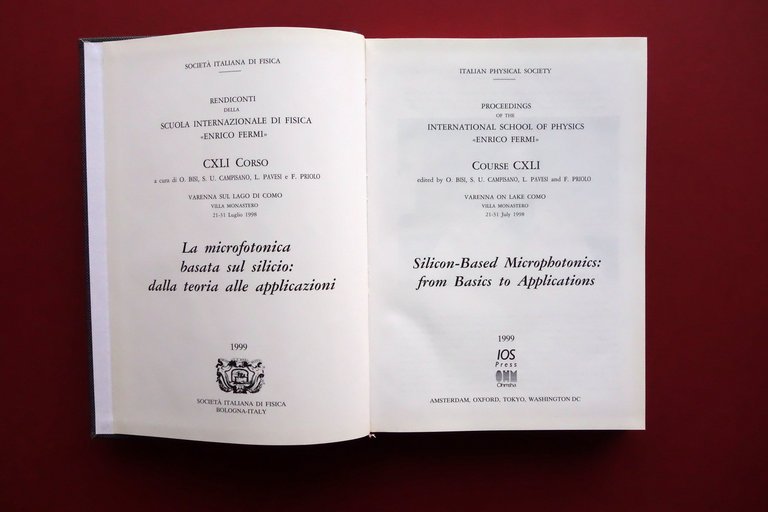 La Microfotonica basata sul Silicio Societ‡ Italiana di Fisica E. …