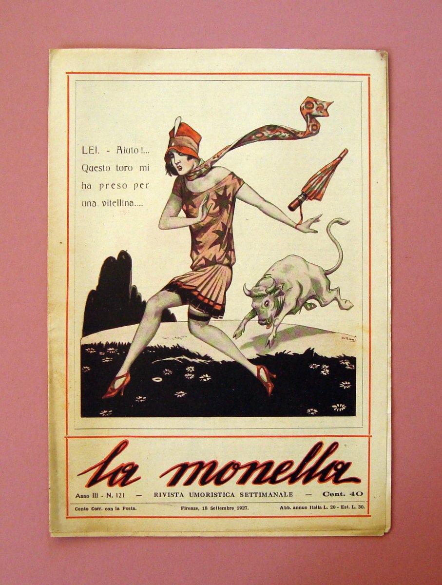 La Monella Rivista Anno III N.121 18 Settembre 1927 Firenze