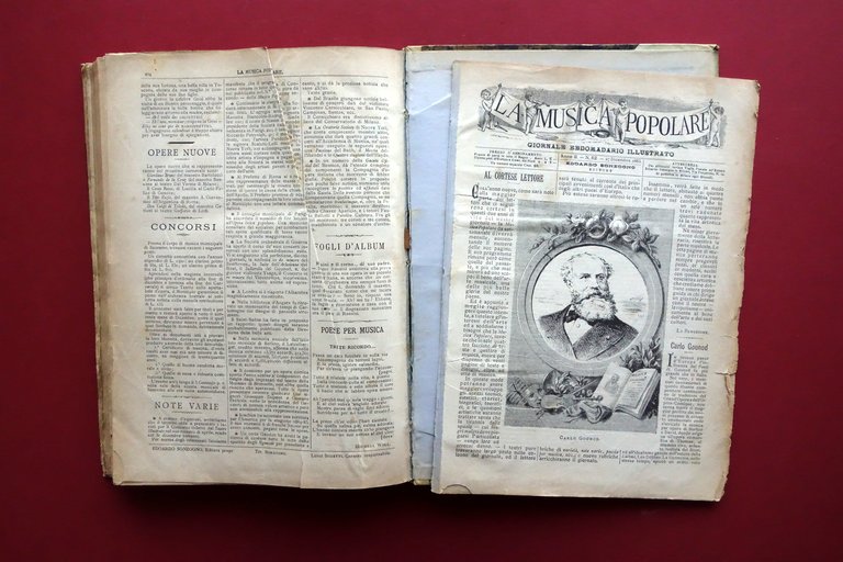 La Musica Popolare Giornale Anno II 1883 52 Numeri Annata …