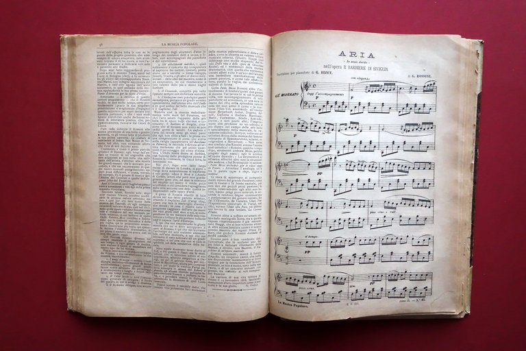 La Musica Popolare Giornale Anno II 1883 52 Numeri Annata …