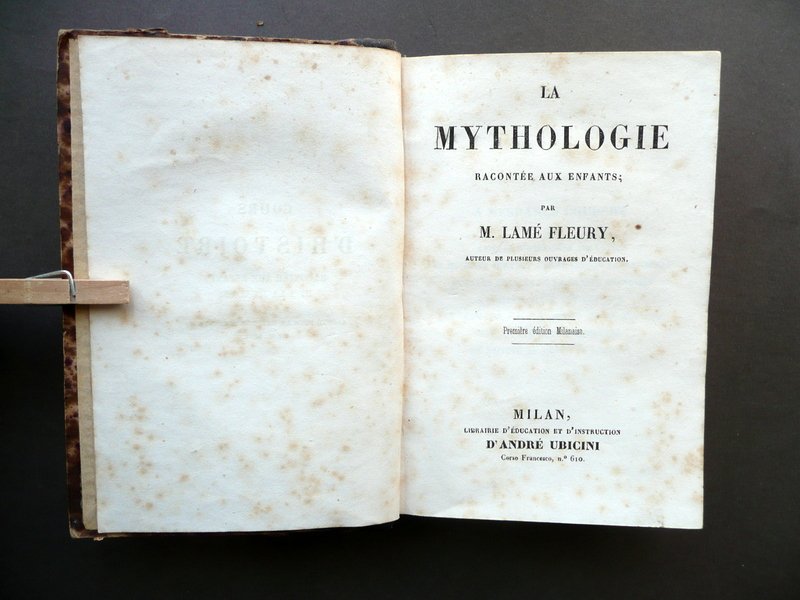 La Mythologie RacontÈe aux Enfants LamÈ Fleury Ubicini Milano Met‡ …