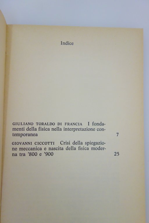 LA NASCITA DELLA FISICA MODERNA CICCOTTI TORALDO DI FRANCIA GUARALDI …