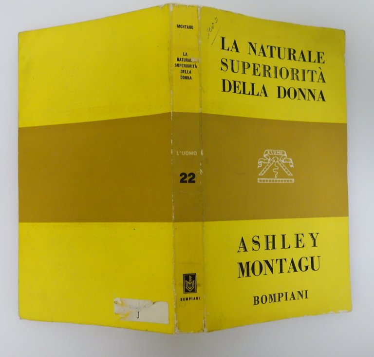 LA NATURALE SUPERIORITA' DELLA DONNA ASHLEY MONTAGU BOMPIANI 1956 | Immagine Gallery 2