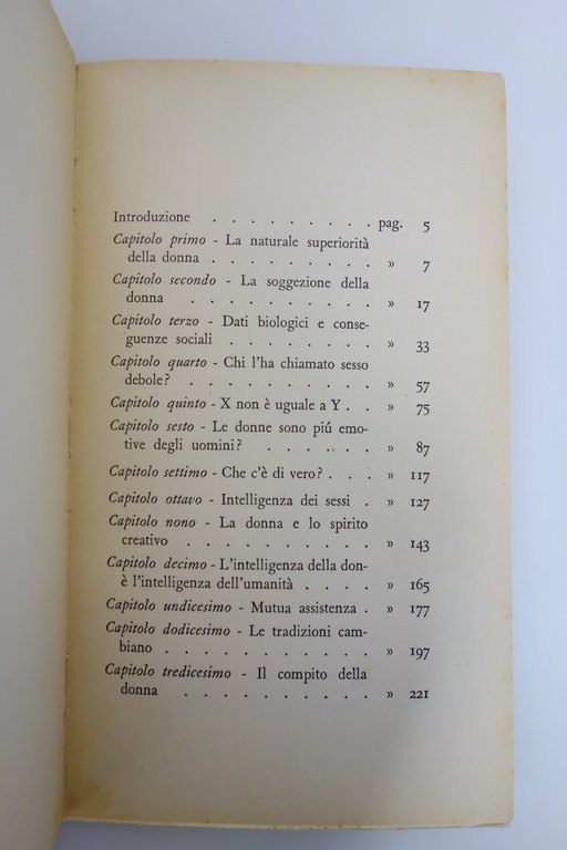 LA NATURALE SUPERIORITA' DELLA DONNA ASHLEY MONTAGU BOMPIANI 1956 | Immagine Gallery 3