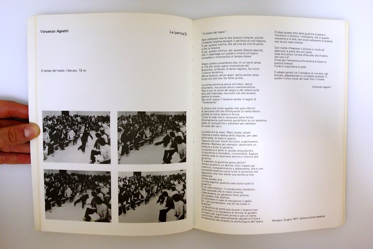 La Performance Galleria d'Arte Moderna Bologna 1979 La Nuova Foglio …