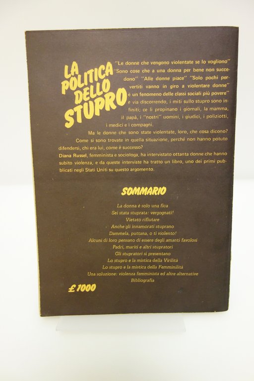 LA POLITICA DELLO STUPRO TESTIMONIANZE VIOLENZA RUSSEL LIMENETIMENA 1976