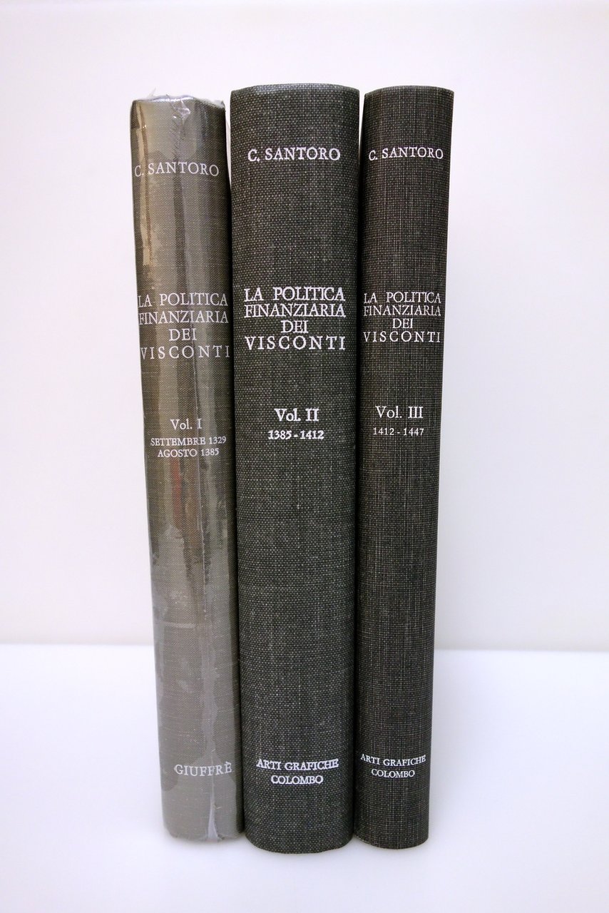 La Politica Finanziaria dei Visconti Caterina Santoro Colombo 1979 3 …