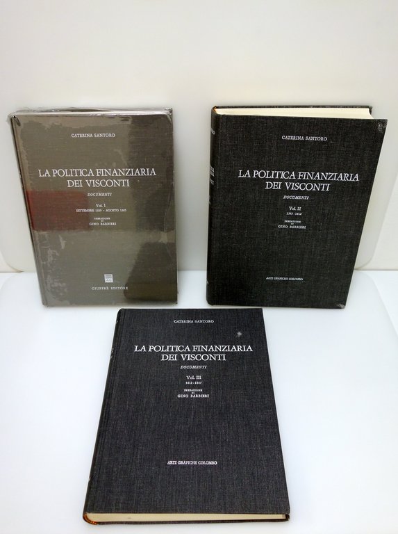 La Politica Finanziaria dei Visconti Caterina Santoro Colombo 1979 3 …