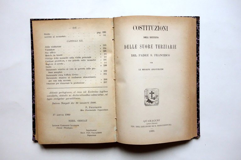 La Prima Regola delle Monache di S.Chiara Costituzioni Suore Terziarie … | Immagine Gallery 4