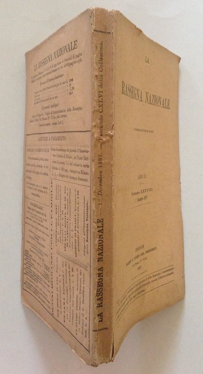 La Rassegna Nazionale Dicembre 1887 Cipani Le Scuole Rossi a … | Immagine Gallery 2