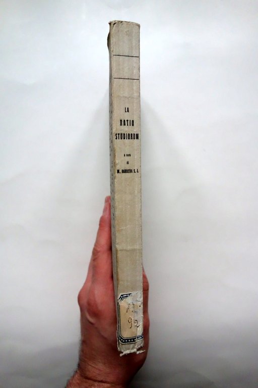 La Ratio Studiorum Mario Barbera CEDAM Padova 1942 | Immagine Gallery 2